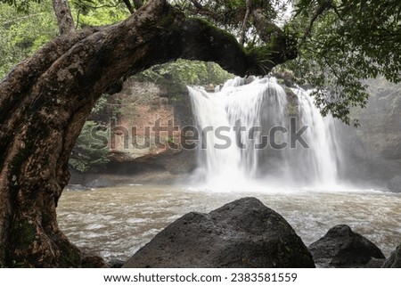 Waterfall in the deep forest, Khao Yai National Park, Thailand