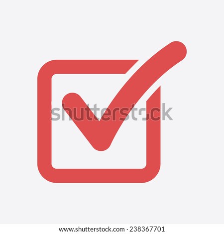 Check list button icon. Check mark in box sign. Royalty-Free Stock Photo #238367701