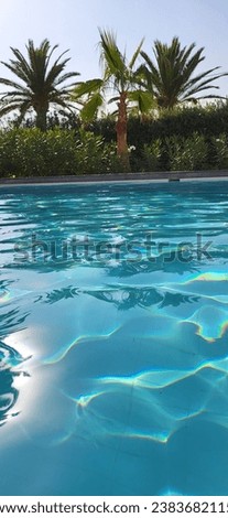 Private Swimming Pool Turquoise Water