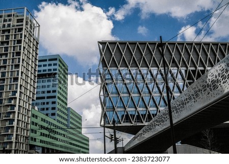 Modern Buildings in Antwerp Belgium Royalty-Free Stock Photo #2383723077