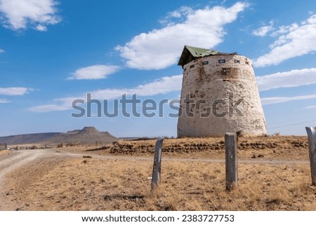 Blockhouse from the 2nd Anglo Boer war in Noupoort, South Africa Royalty-Free Stock Photo #2383727753