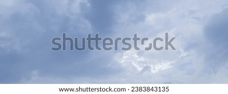 Cloud In The Blue Sky Background