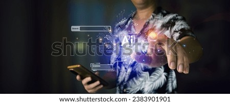 In the future, AI-powered ID matching, scanning, and search technologies will deliver more efficient and customized experiences for users, enhancing content management and adapting to their needs. Royalty-Free Stock Photo #2383901901