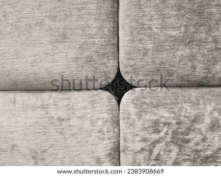 Square shape, center point, gray, velvet fabric. Can be made into a beautiful background.