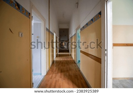 Abandoned Haunted Pre-War Jewish Children's Hospital in Warsaw Royalty-Free Stock Photo #2383925389
