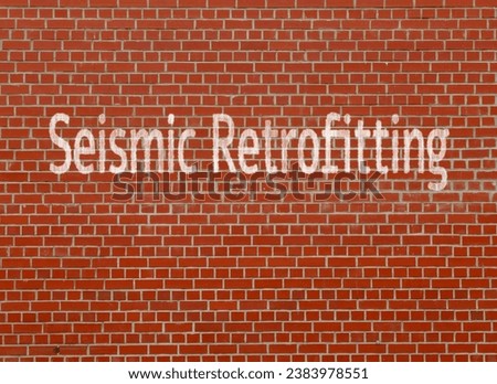 Seismic Retrofitting: Strengthening structures to withstand earthquakes. Royalty-Free Stock Photo #2383978551