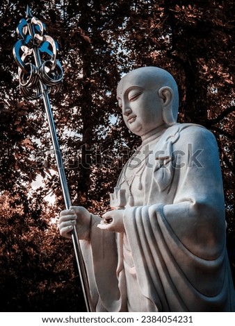 Buddha is the Indian religious founder Siddhartha Gautama, whose teachings founded the world religion of Buddhism Royalty-Free Stock Photo #2384054231