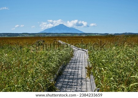 Sarobetsu Plain and Rishiri mountain
Scenery of Hokkaido