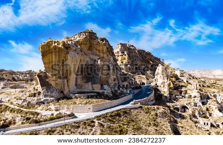 View of Urgup in Nevsehir Province in Cappadocia, Turkey. Royalty-Free Stock Photo #2384272237