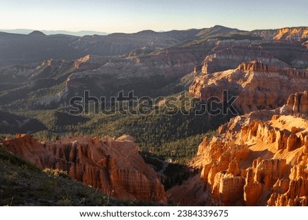 canyon overlook with hoodoos at cedar breaks