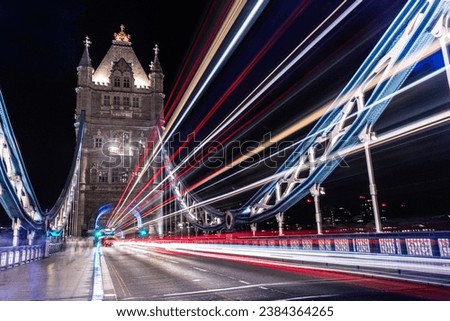 Stunning slow shutter photo at Tower Bridge