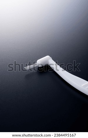 Dental hygiene image using a toothbrush