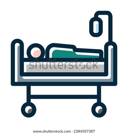 Medical Treatment Vector Thick Line Filled Dark Colors Icons For Personal And Commercial Use.
