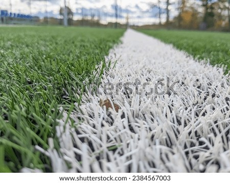 White stripe, football field markings close-up, background, wallpaper.