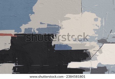 Abstract art background. Art painting with abstract shapes. Abstract background from acrylic paint