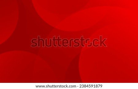 Abstract red background with circles. Dynamic shapes composition. Vector illustration Royalty-Free Stock Photo #2384591879