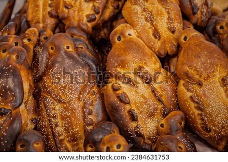 "Wawa bread," also known as "pan chuta," is a traditional Peruvian bread that is shaped like a baby (hence the name "wawa," which means baby in Quechua, an indigenous language of the Andes).