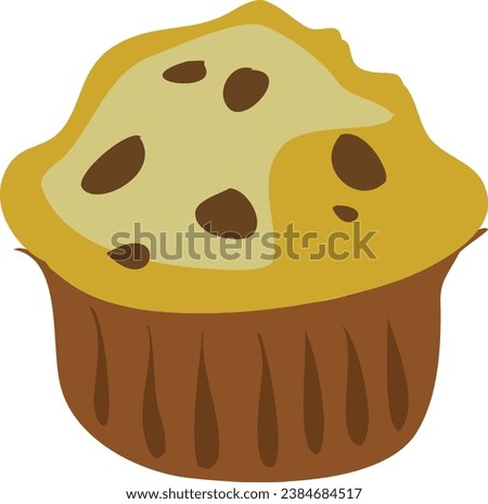 Cake and Pastry Vector Art Illustrations isolated. white background.