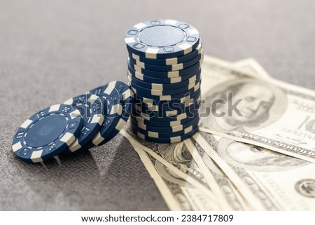 Blue Chip Stock Investment Stock Photo