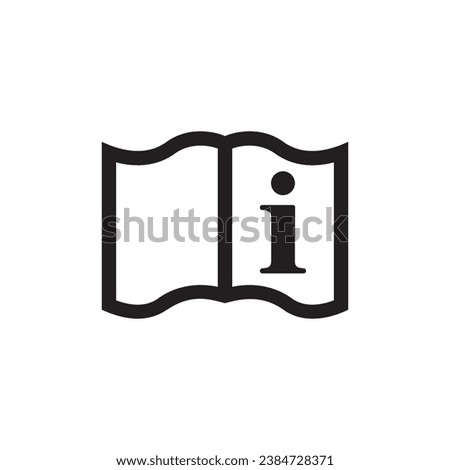 consult instructions for use  icon symbol sign vector Royalty-Free Stock Photo #2384728371