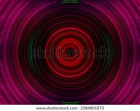 Solid and Colorful Concentric Circles or Spiral Shape Abstract, Suitable for Computer Graphic and Background Use