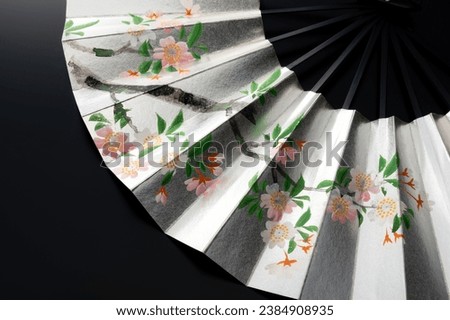Japanese style image using a fan