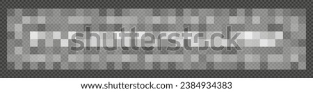 Censored texture background. Censor blur effect. Pixeled bar pattern mosaic black box Royalty-Free Stock Photo #2384934383