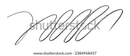 Black and gray pencil strokes isolated on a white background. Royalty-Free Stock Photo #2384968457