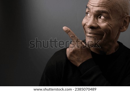 man pointing his finger with white background with people stock image stock photo