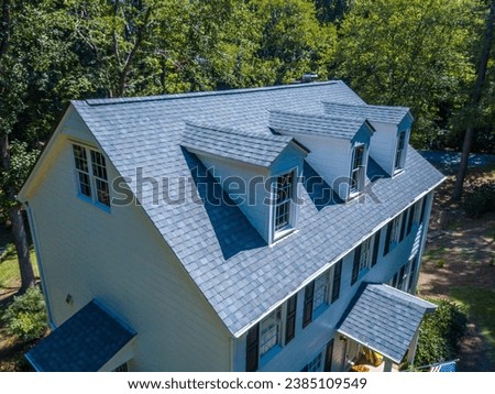 Residential Roofing Stock Photos - Drone Royalty-Free Stock Photo #2385109549