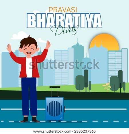 Pravasi Bharatiya Divas, or Non-Resident Indian Day, is a celebration of the Indian diaspora's contributions and connections to their homeland. Royalty-Free Stock Photo #2385237365