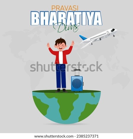 Pravasi Bharatiya Divas, or Non-Resident Indian Day, is a celebration of the Indian diaspora's contributions and connections to their homeland. Royalty-Free Stock Photo #2385237371
