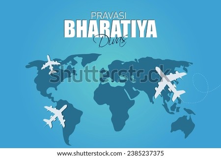 Pravasi Bharatiya Divas, or Non-Resident Indian Day, is a celebration of the Indian diaspora's contributions and connections to their homeland. Royalty-Free Stock Photo #2385237375
