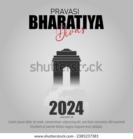 Pravasi Bharatiya Divas, or Non-Resident Indian Day, is a celebration of the Indian diaspora's contributions and connections to their homeland. Royalty-Free Stock Photo #2385237381