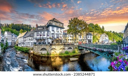 Old city of Monschau, Germany 