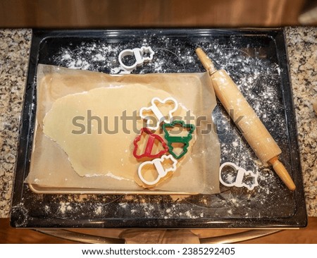 Christmas Cookies Baking Sheet Rolling Pin