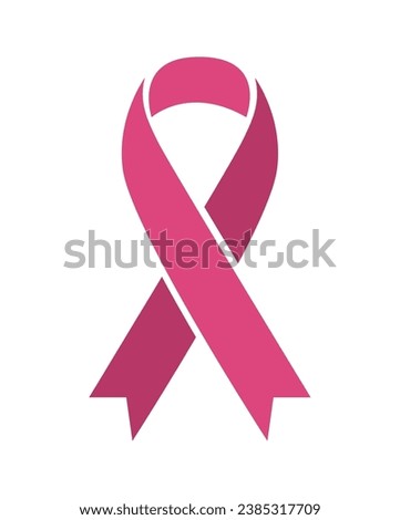 breast cancer awareness symbol ribbon illustration
