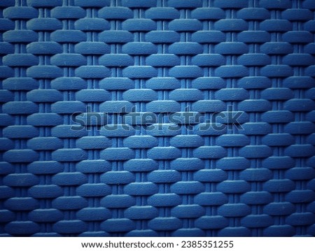 woven plastic table for background
