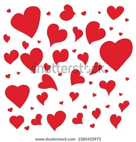 Heart icon vector, Love symbol, Valentine's Day sign, Heart linear icon, Hearts vector collection, Love Symbols vol 118
