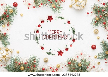 Christmas Decoration, Elements Background for xmas and seasonal greetings