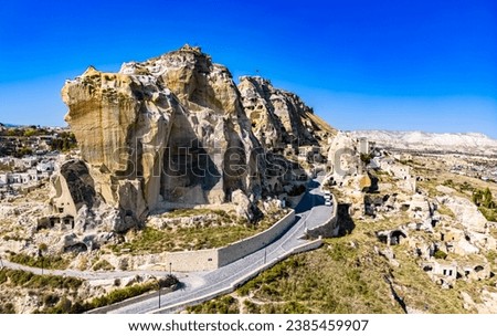View of Urgup in Nevsehir Province in Cappadocia, Turkey. Royalty-Free Stock Photo #2385459907