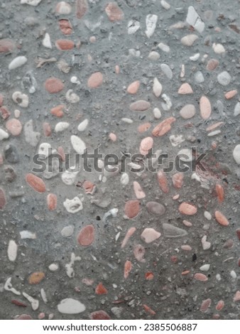 This is a picture of gravel when photographed up close 