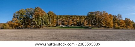 Allegheny state forest Kinzua point panorama autumn landscape 