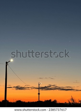 sunset clouds sky sea Sevastopol