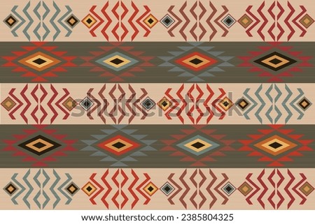 Oriental ethnic pattern.Design for fabric, curtain, background, carpet, wallpaper, clothing, wrapping, Batik, cloth.etc.