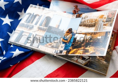 Two of the photo album is decorated in a beautiful photobook. Presented on a white background.