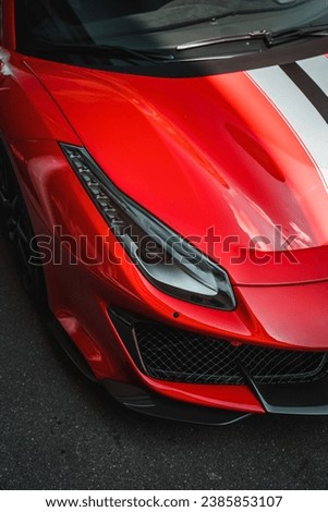 Beautiful sports cars and supercars Royalty-Free Stock Photo #2385853107