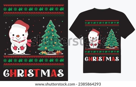 Christmas T-Shirt, Christmas Pattern  T-Shirt Design, Winter Love Shirt, Funny Love Christmas Shirt.vector illustration graphic design.