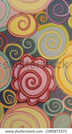 Seamless abstract curly wave pattern-model for design of gift packs, patterns fabric, wallpaper, web sites, etc.