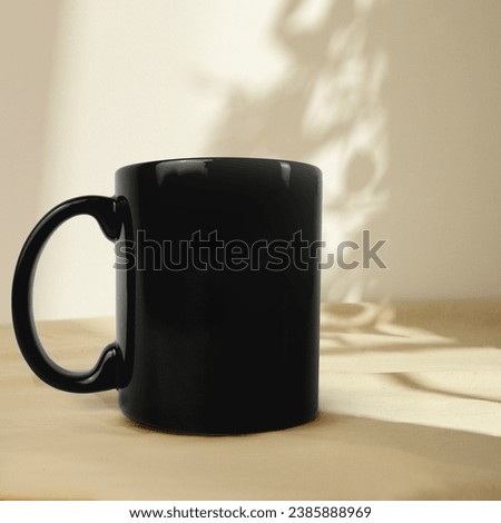 Photo coffee cup with background